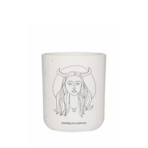 Image of Damselfly Zodiac Taurus Zodiac Candle 300g