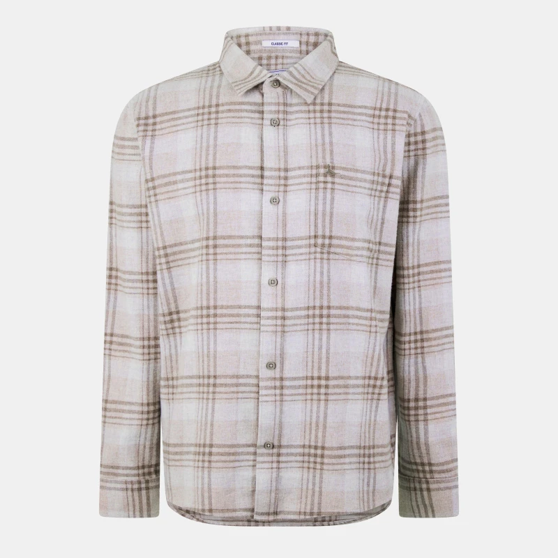 Image of Jack Wills Check Shirt - Beige Beige XS