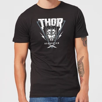 Image of Marvel Thor Ragnarok Asgardian Triangle Mens T-Shirt - Black - 5XL