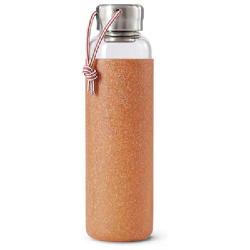 Image of Black + Blum Glass Water Bottle 600Ml - Almond