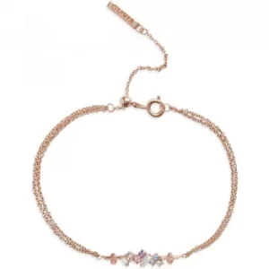 Image of Rainbow Bee Chain Rose Gold Bracelet
