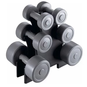 Image of Charles Bentley Set Of Six 16KG Dumbbell Weights Exercise Resistance