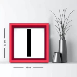 Image of 3030AHS-082k Multicolor Decorative Framed MDF Painting