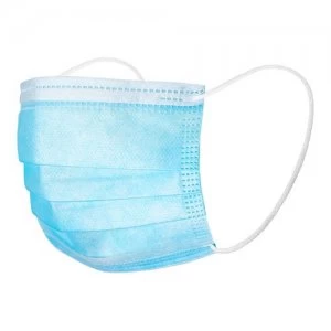 Image of Tecman 3ply Blue Disposable Surgical Masks BX50