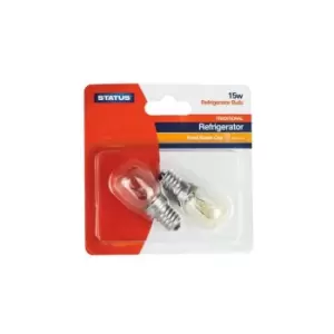 Image of Status 15W FridgeFreezer LightBulb - Clear