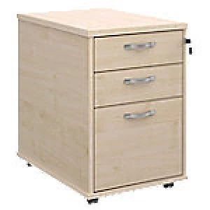 Image of Dams International Mobile Pedestal Maple 426 x 600 x 630 mm