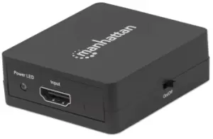 Image of Manhattan HDMI Splitter 2-Port , 1080p, Black, Displays output...