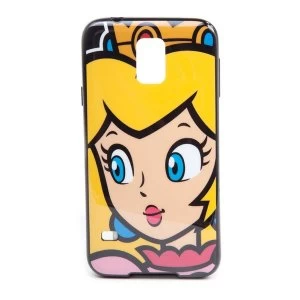Image of Nintendo - Princess Peach Face Samsung Galaxy S5 Phone Cover