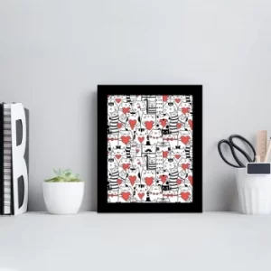 Image of SCT-089 Multicolor Decorative Framed MDF Painting