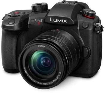 Image of PANASONIC Lumix DC-GH5M2 Mirrorless Camera with 12-60 mm f/3.5-5.6 Lens - Black
