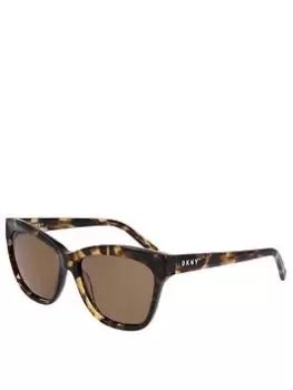 Image of DKNY Cat Eye Sunglasses - Soft Tokyo Tortoise