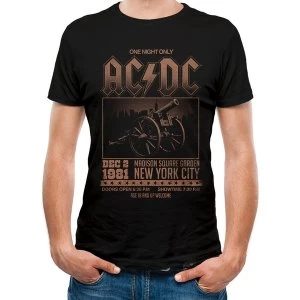 Image of AC/DC - Unisex Madison Square Garden T-Shirt (Black)