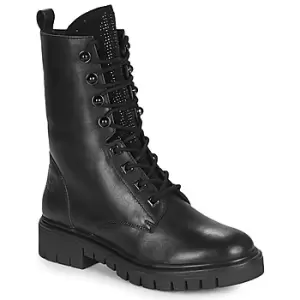 Image of Kaporal ZELIZA womens Mid Boots in Black,4,5,5.5,6.5,7.5
