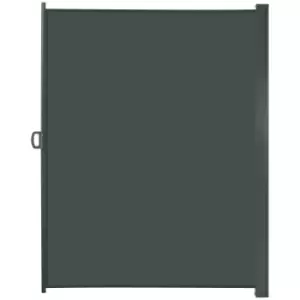 Image of Outsunny 3 x 2m Retractable Sun Side Awning Screen Fence Patio Garden Wall Balcony Screening Panel Outdoor Blind Privacy Divider, Dark Grey