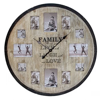 Image of Hometime Wooden Multi Aperture Frame - Family