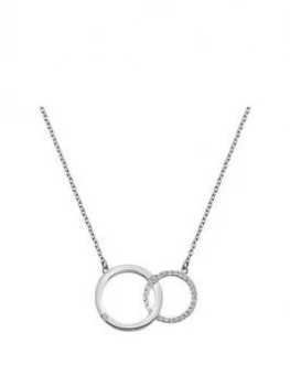 Image of Hot Diamonds Striking Circle Necklace