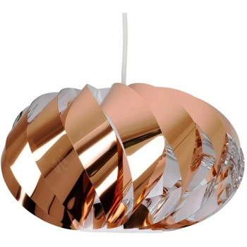 Image of Minisun - Turbine Effect Twist Interior Ceiling Pendant Shade - No Bulb
