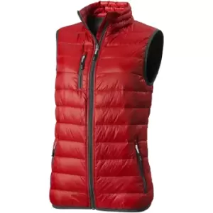 Image of Elevate Womens/Ladies Fairview Light Down Bodywarmer (S) (Red)