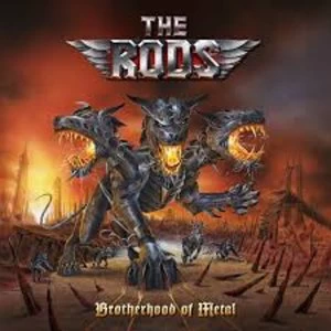Image of The Rods - Brotherhood Of Metal Red with Black Marble Vinyl