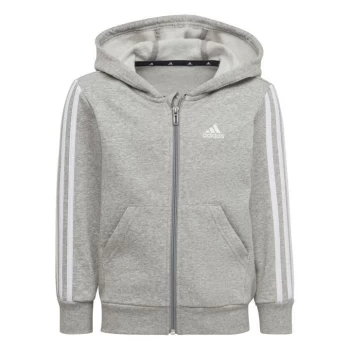 Image of adidas 3S Zip Hoodie Infants - Grey
