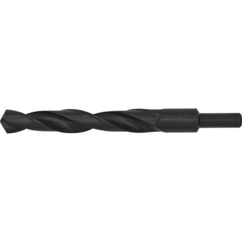 Image of Loops 21 x 210mm HSS Roll Forged Blacksmith Drill Bit - Reduced Shank - 145mm Flute Black