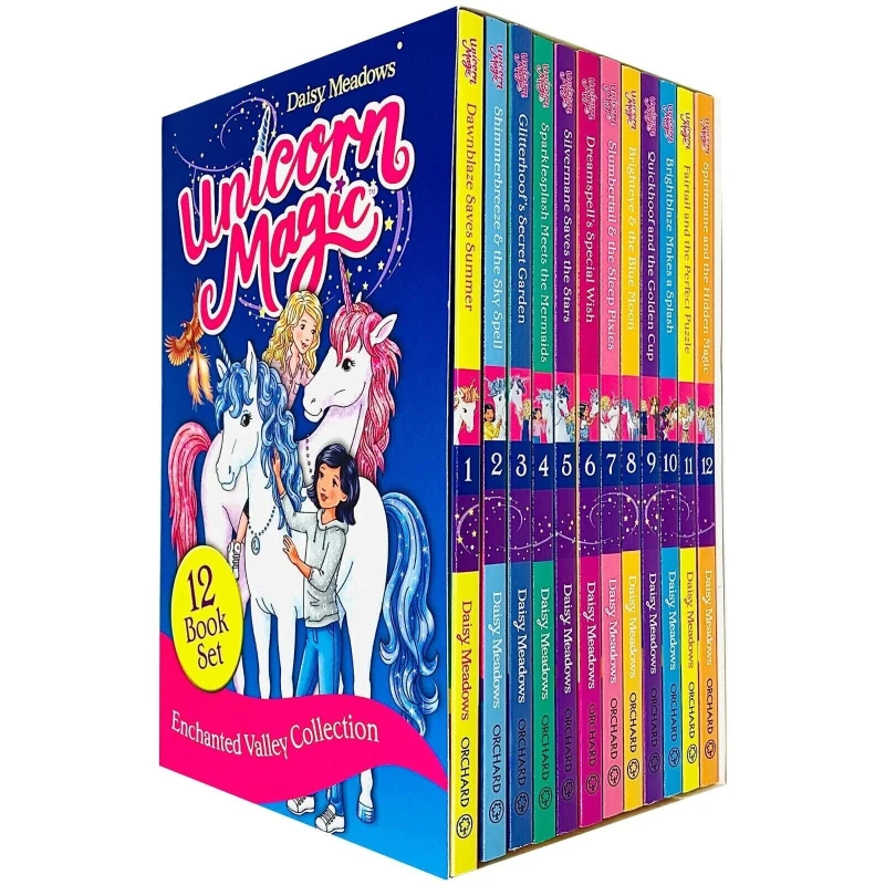 Image of Unicorn Magic Enchanted Valley 12 Book Collection Daisy Meadows Daisy Meadows Books