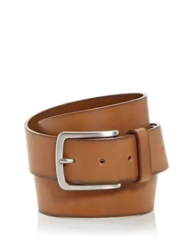 Image of Hugo Boss Mens Burnished Leather Belt