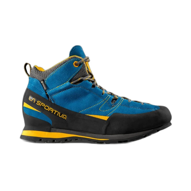 Image of Hiking shoes La Sportiva Boulder X GTX Tige Mid Bleu Unisex 38,5
