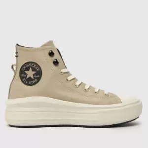 Image of Converse all star move trainers in stone