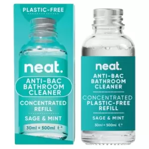 Image of Neat Anti-Bac Bathroom Cleaner Refill Concentrate Sage & Mint, 30ml