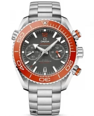 Image of Omega Seamaster Planet Ocean 600M Chronograph 45.5mm Grey Dial Stainless Steel Mens Watch 215.30.46.51.99.001 215.30.46.51.99.001
