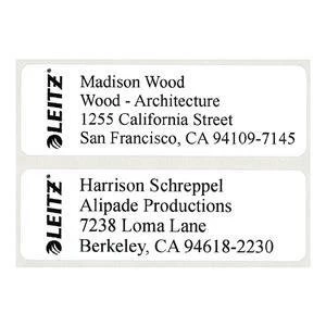 Image of Original Leitz Icon Smart Intelligent Die Cut 50mm x 88mm Label Cartridge 435 Labels per Roll