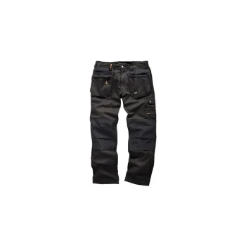 Image of T51792 Worker Plus Trouser Black 28R - Scruffs