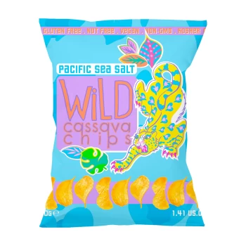 Image of Wild Cassava Chips - Pacific Sea Salt 40g