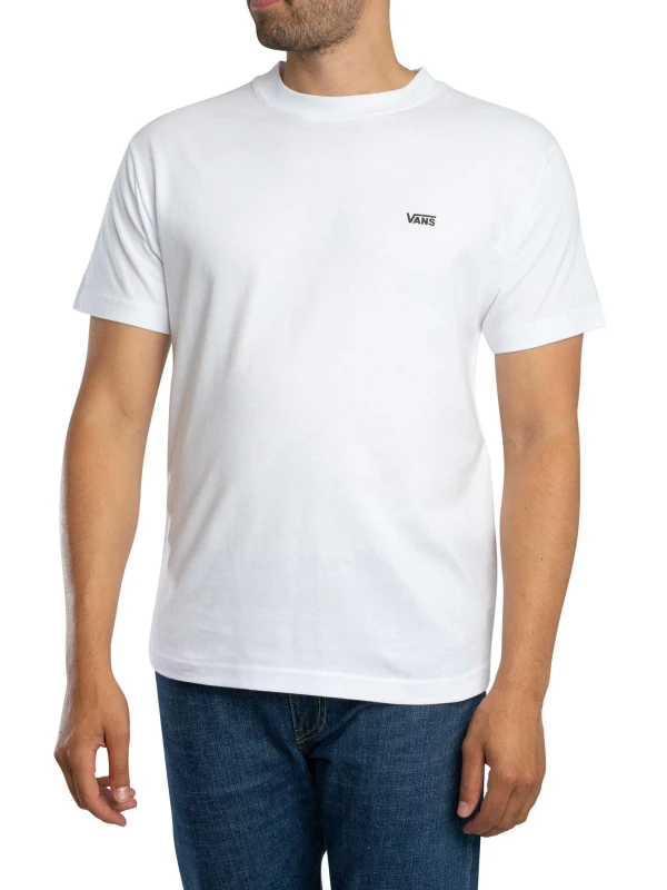 Image of Vans Left Chest Logo T-Shirt White XXL