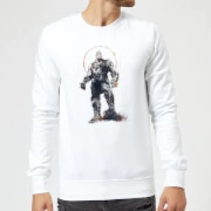 Image of Marvel Avengers Infinity War Thanos Sketch Sweatshirt - White - S