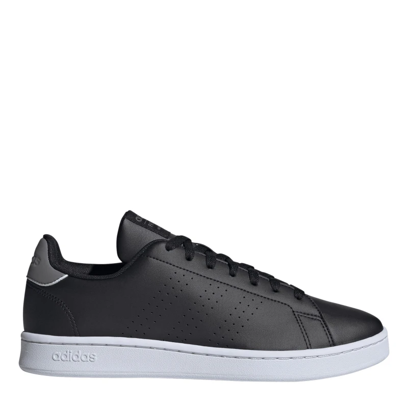 Image of adidas Mens Advantage Low-Top Trainers Black/Grey Thre male 8 (42)