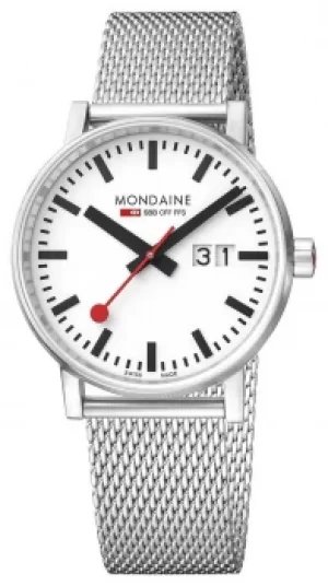 Image of Mondaine Evo2 40mm Sapphire Crystal Stainless Steel Mesh Watch