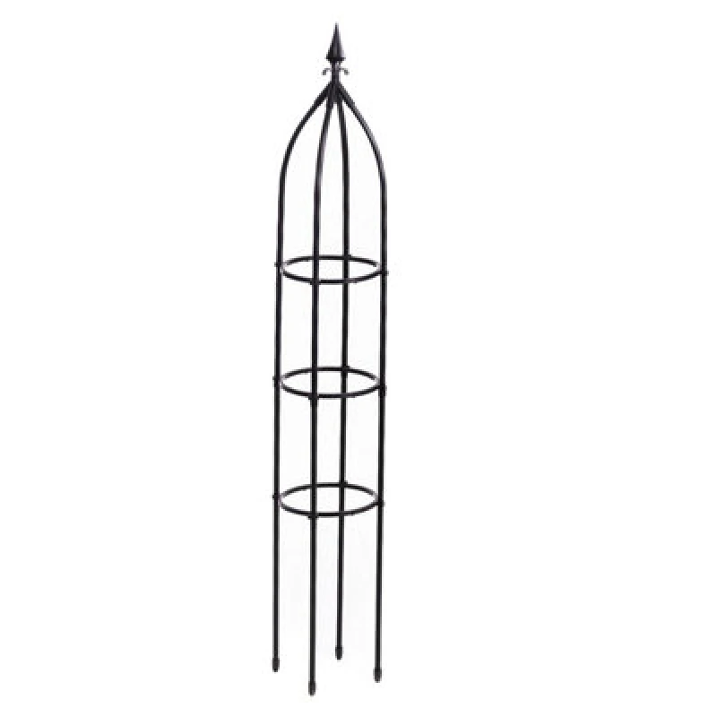 Image of Garden Gear 1.6M Metal Obelisk, Plant Support For Climbing Plants & Vegetables (X1)