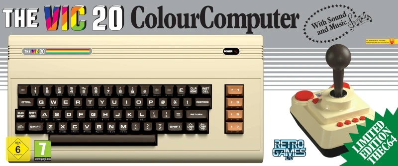 Image of The VIC 20 (Color Computer) Video Game System (Retro Games)