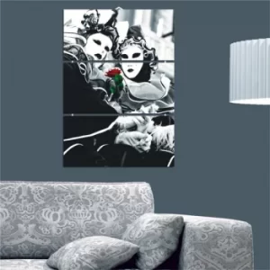 Image of B2 Multicolor Decorative MDF Painting (3 Pieces)