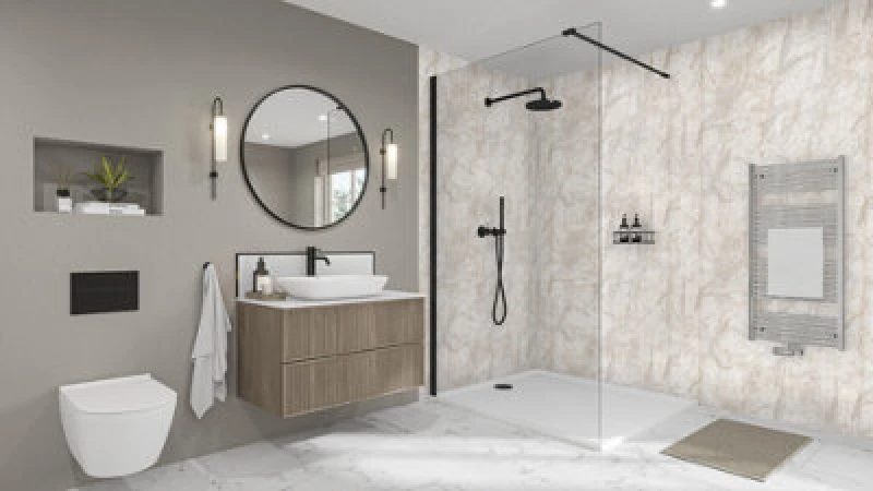 Image of Splashwall Onyx Marble Square Edged Solid Core Worktop (L)1500X(W)425X(T)12mm