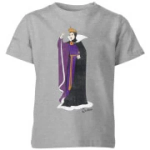 Image of Disney Snow White Queen Classic Kids T-Shirt - Grey - 7-8 Years