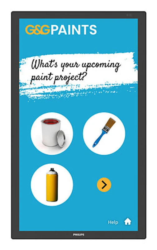 Image of Philips 3000 series 24BDL3751T/00 Signage Display Interactive flat pan