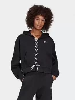 Image of adidas Originals Always Original Laced Hoodie - Black, Size 48, Women