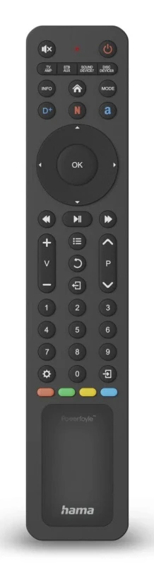 Image of Hama Hama 00221057 remote control IR Wireless AV receiver, DVD/Bluray, TV Press buttons 00221057