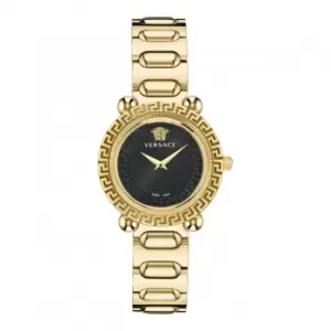 Image of Ladies Greca Twist Gold-Tone Watch VE6I00523