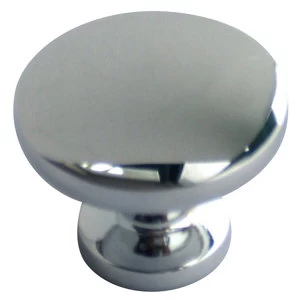Image of BQ Chrome Effect Round Furniture Knob Pack of 6