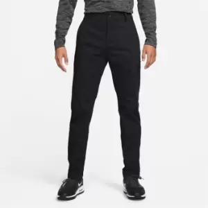 Image of Nike Dri-FIT UV Slim-Fit Golf Chino Trousers Mens - Black