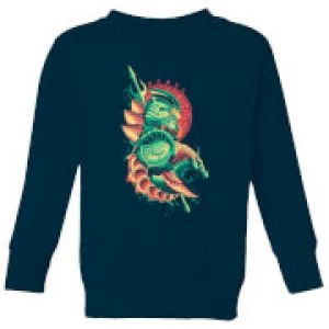 Image of Aquaman Xebel Kids Sweatshirt - Navy - 9-10 Years